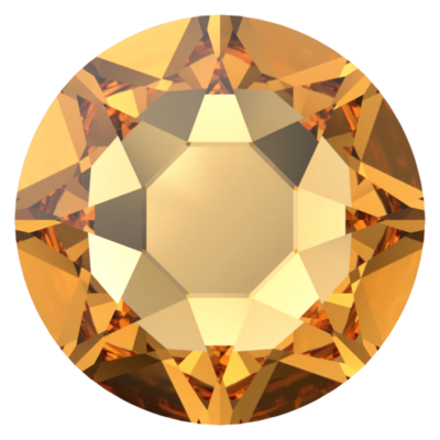 Topaz (203) SS16 - Swarovski Xirius Rose 2078 Hotfix Flatback per 144 stuks