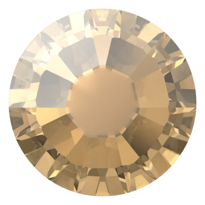 Crystal Golden Shadow (001 GSHA) SS8 - Swarovski Xilion Rose 2038 Hotfix Flatback per 144 stuks