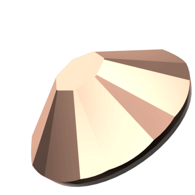 Crystal Rose Gold (001 ROGL) SS8 - Swarovski Xilion Rose 2038 Hotfix Flatback per 144 stuks
