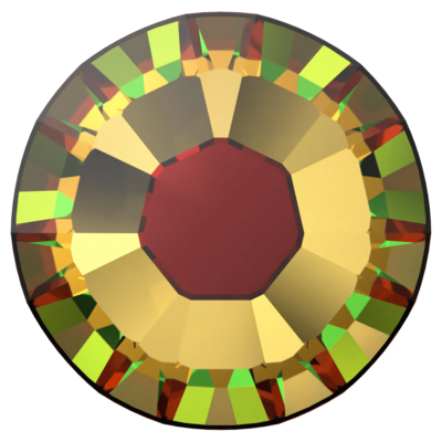 Crystal Vitrail Medium (001 VM) SS6 - Swarovski Xilion Rose 2038 Hotfix Flatback per 144 stuks