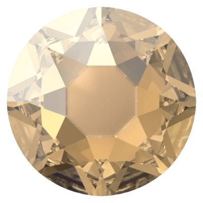 Crystal Golden Shadow (001 GSHA) SS16 - Swarovski Xirius Rose 2078 Hotfix Flatback per 144 stuks