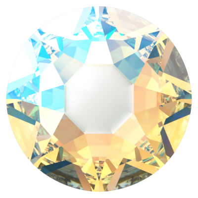 Crystal Shimmer (001 SHIM) SS34 - Swarovski Xirius Rose 2078 Hotfix Flatback per 36 stuks