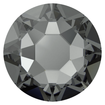 Crystal Silver Night (001 SINI) SS12 - Swarovski Xirius Rose 2078 Hotfix Flatback per 144 stuks