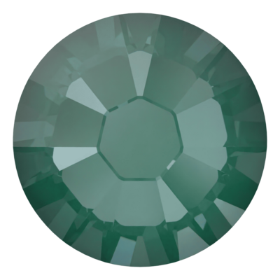 Crystal Pine Green Ignite (001 L170I) SS10 - Swarovski Xilion Rose 2038 Hotfix Flatback per 144 stuks