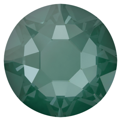 Crystal Pine Green Ignite (001 L170I) SS34 - Swarovski Xirius Rose 2078 Hotfix Flatback per 36 stuks