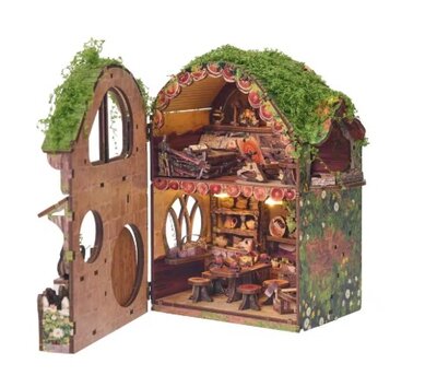 Book Nook - mini 3D wereld - Green Vine Cottage