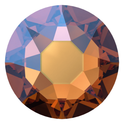 Topaz Shimmer (203) SS30 - Swarovski Xirius Rose 2078 Hotfix Flatback per 36 stuks