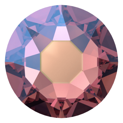 Light Rose Shimmer (223) SS34 - Swarovski Xirius Rose 2078 Hotfix Flatback per 36 stuks