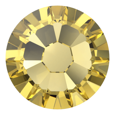 ReCreated™ Dark Jonquil (1407) SS10 - Swarovski Xilion Rose 2038 Hotfix Flatback per 144 stuks