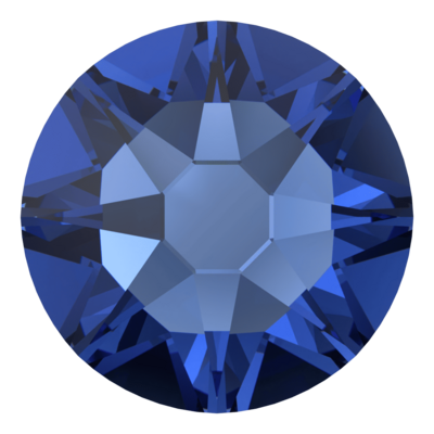 ReCreated™ Dark Sapphire (1404) SS30 - Swarovski Xirius Rose 2078 Hotfix Flatback per 36 stuks