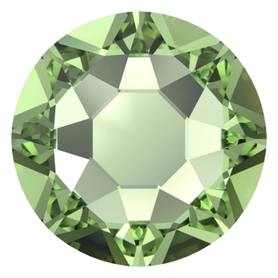 ReCreated™ Peridot (1408) SS12 - Swarovski Xirius Rose 2078 Hotfix Flatback per 144 stuks