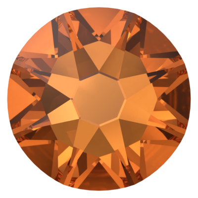 Dark Orange (1202 TCF™) SS30 - Swarovski Xirius Rose 2078 Hotfix Flatback per 36 stuks