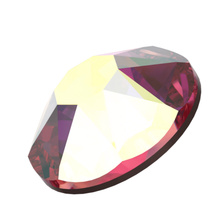 Light Rose AB (223AB) SS12 - Swarovski Xirius Rose 2078 Hotfix Flatback per 144 stuks