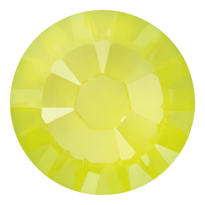 Crystal Electric Yellow Ignite (001 L138I) SS10 - Swarovski Xilion Rose 2038 Hotfix Flatback per 144 stuks