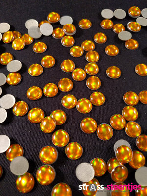 Hotfix Epoxy 8 mm Kleur Egaal Geel