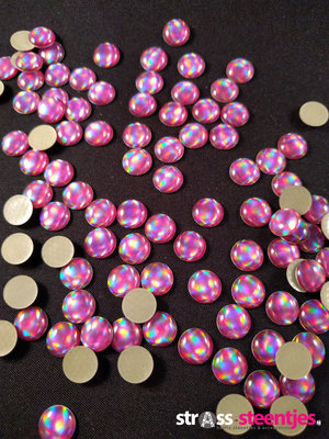 Hotfix Epoxy 8 mm Kleur Egaal Paars