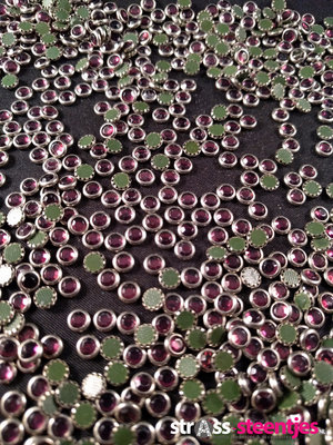 Hotfix Trim SS 16 Kleur Zilver-Paars