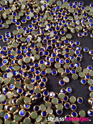Hotfix Trim SS 16 Kleur Goud-Blauw