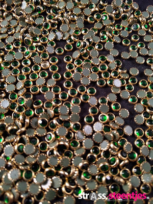 Hotfix Trim SS 16 Kleur Goud-Groen