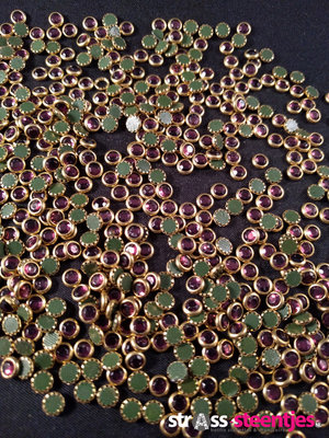 Hotfix Trim SS 16 Kleur Goud-Paars