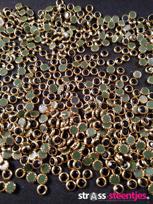 Hotfix Trim SS 16 Kleur Goud-Zwart