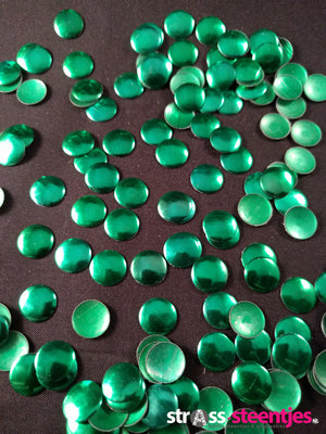 Hotfix Nailheads Kleur Groen rond 10 mm