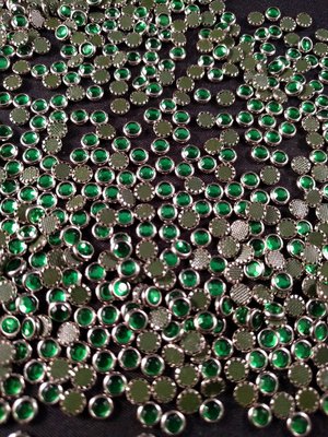 Hotfix Trim SS 16 Kleur Zilver-Groen