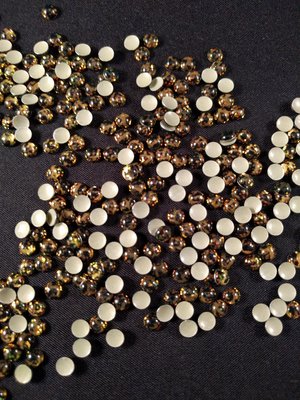 Hotfix Epoxy 4 mm Kleur Tijger Bruin
