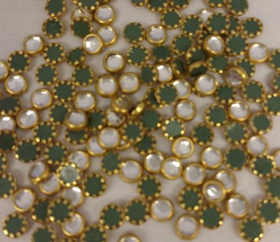 Hotfix Trim SS 16 Kleur Goud-Crystal